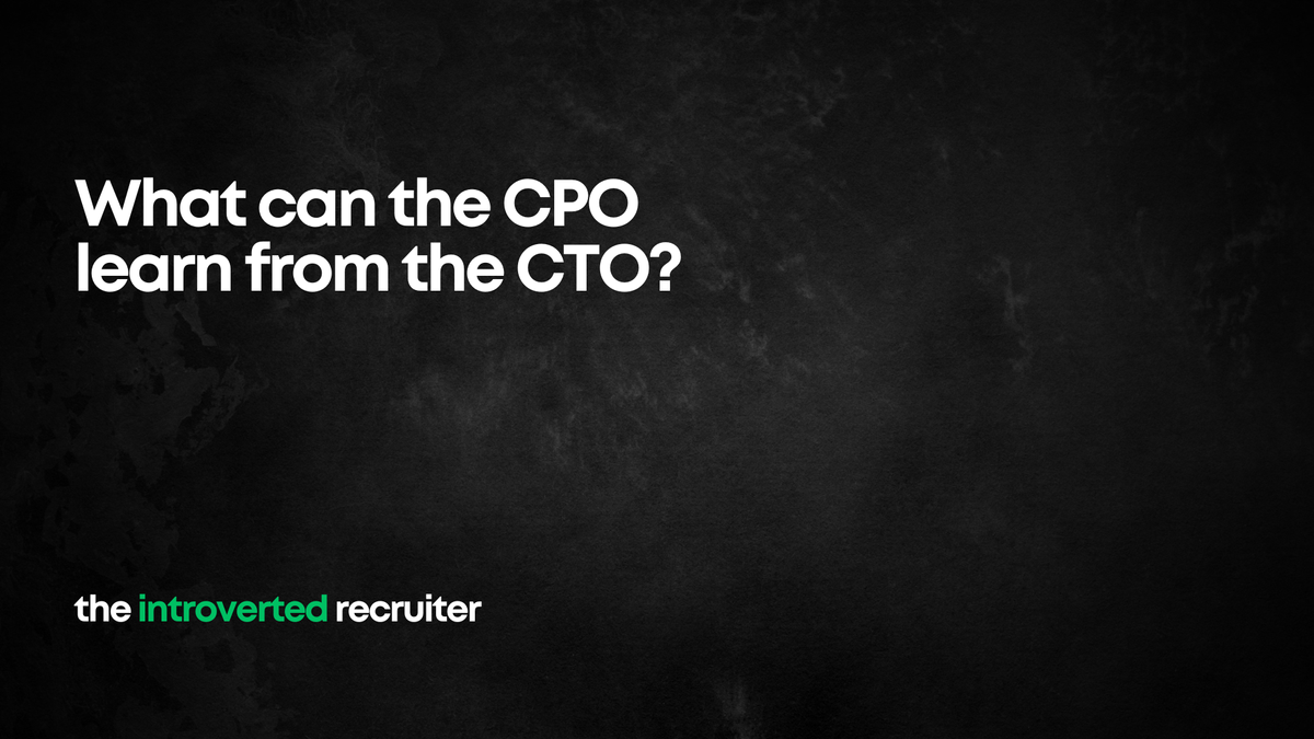 What can the CPO learn from the CTO?