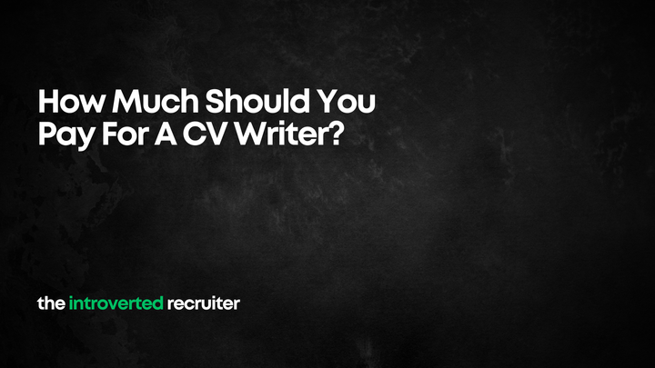 How Much Should You Pay For A CV Writer?